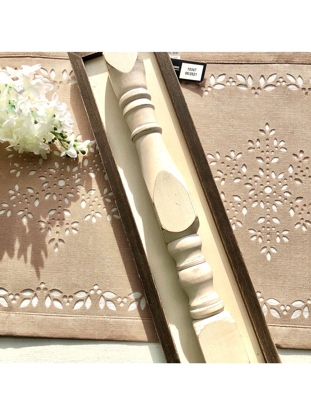 NWT Ashland Heritage Home Framed Post Wall Hanging Rustic Country Chic Decor